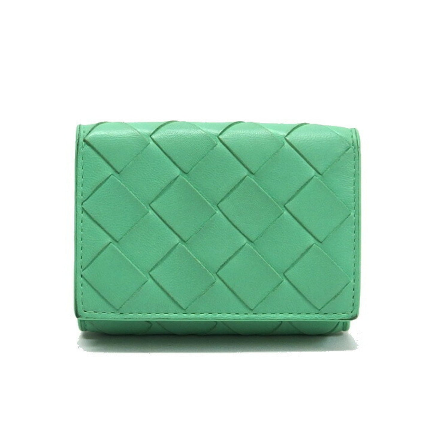 Luxury Bottega Veneta Intrecciato Leather Wallet (Tri-Fold) ()