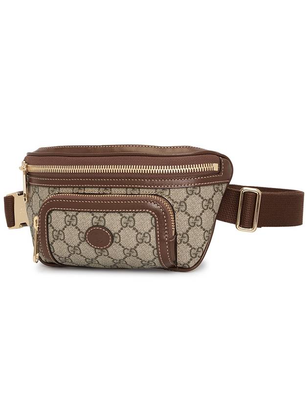 Luxury Gucci Trending 2025 Interlocking GG Supreme Canvas Belt Bag Brown