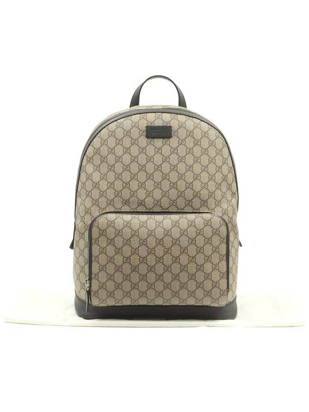 Luxury Gucci Trending 2025 GG Supreme Canvas Black Trim Eden Backpack 406370