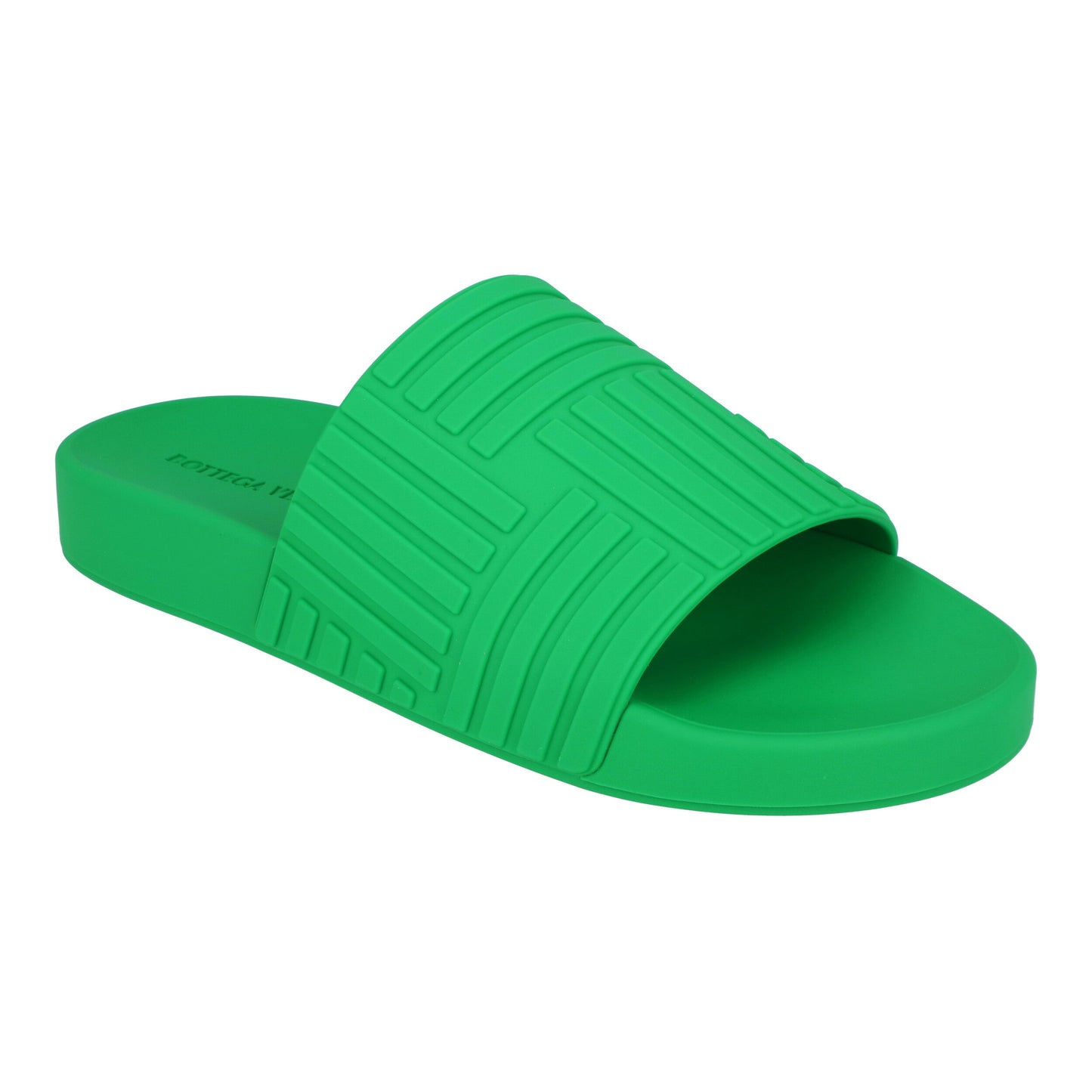 Luxury Bottega Veneta Resort Slides Green