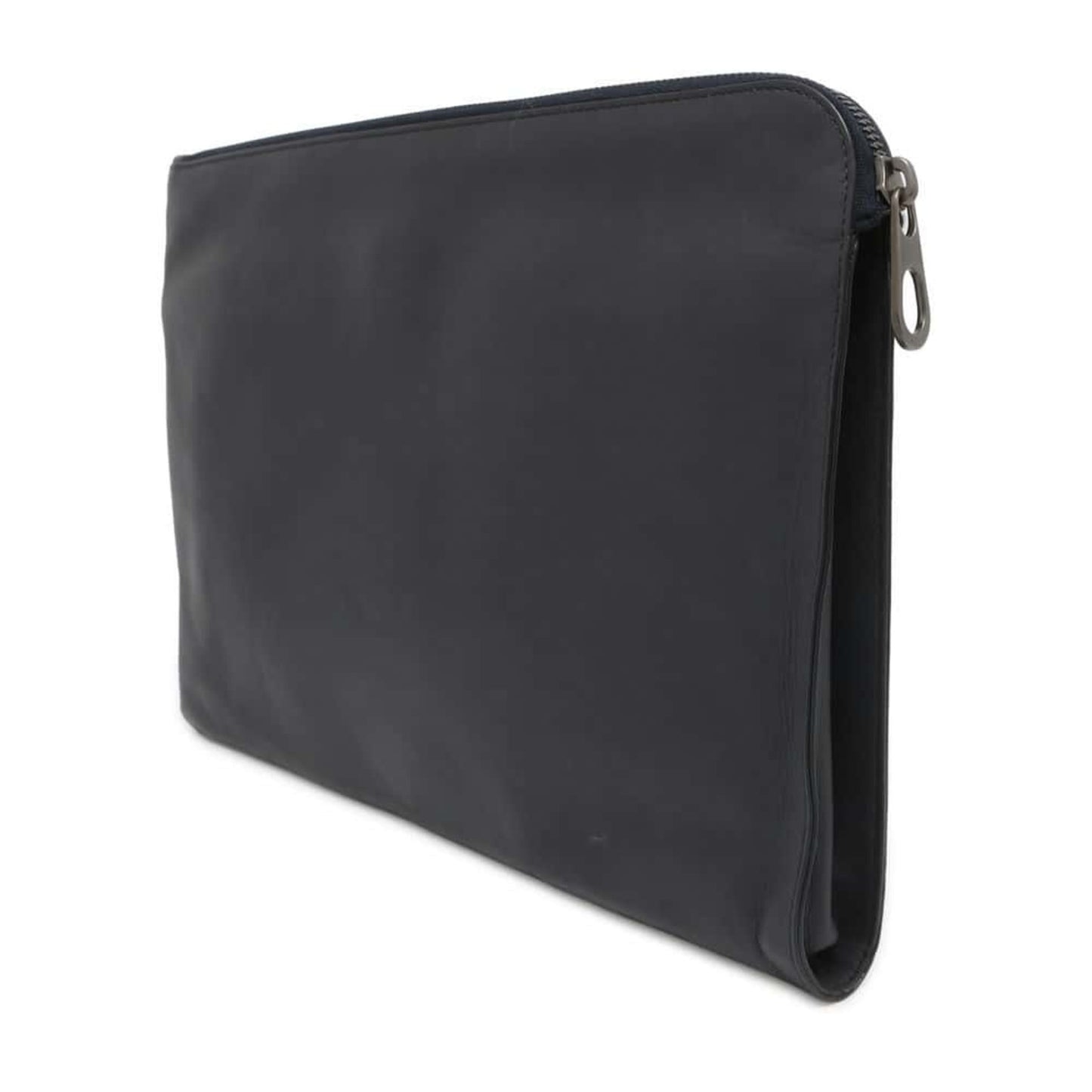 Luxury Bottega Veneta  Navy Leather Clutch Bag ()