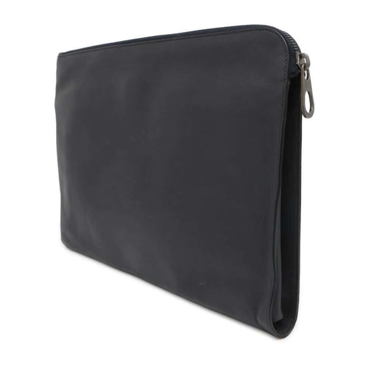 Luxury Bottega Veneta  Navy Leather Clutch Bag ()