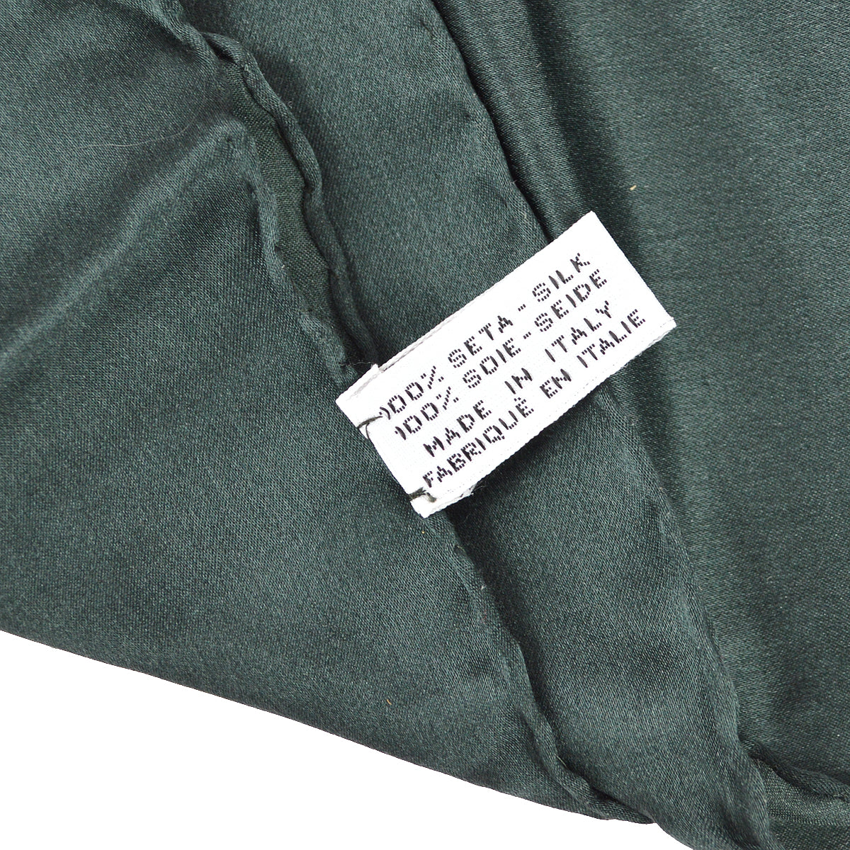 Luxury Chanel Big Scarf Green Silk