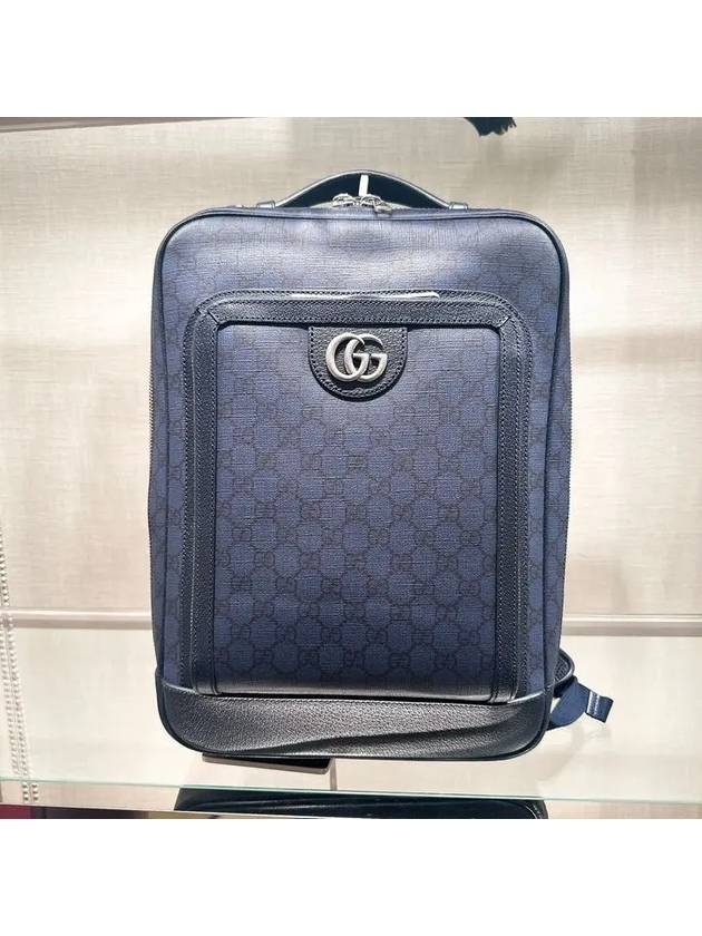 Luxury Gucci Trending 2025 Ophidia GG Medium Backpack Navy