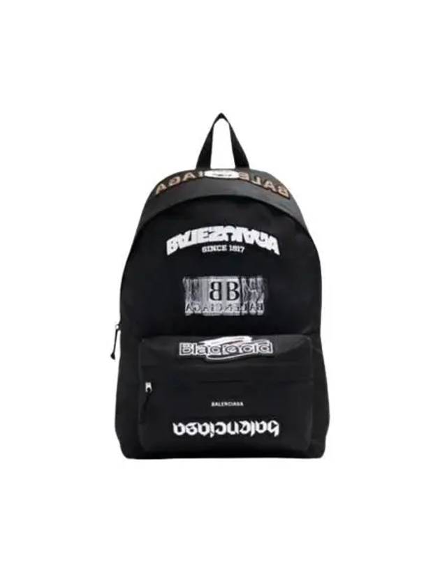 Luxury Balenciaga Explorer Backpack Black