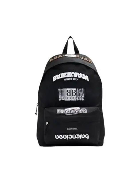 Luxury Balenciaga Explorer Backpack Black