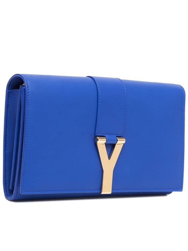 Luxury Saint Laurent Y Chain Cross Bag Blue