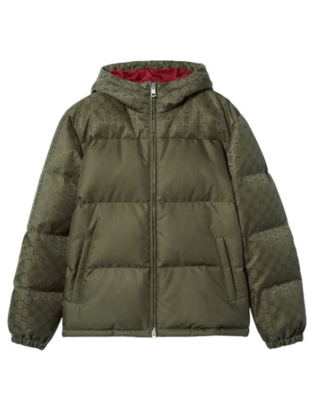 Luxury Gucci Trending 2025 GG Nylon Canvas Padding Green