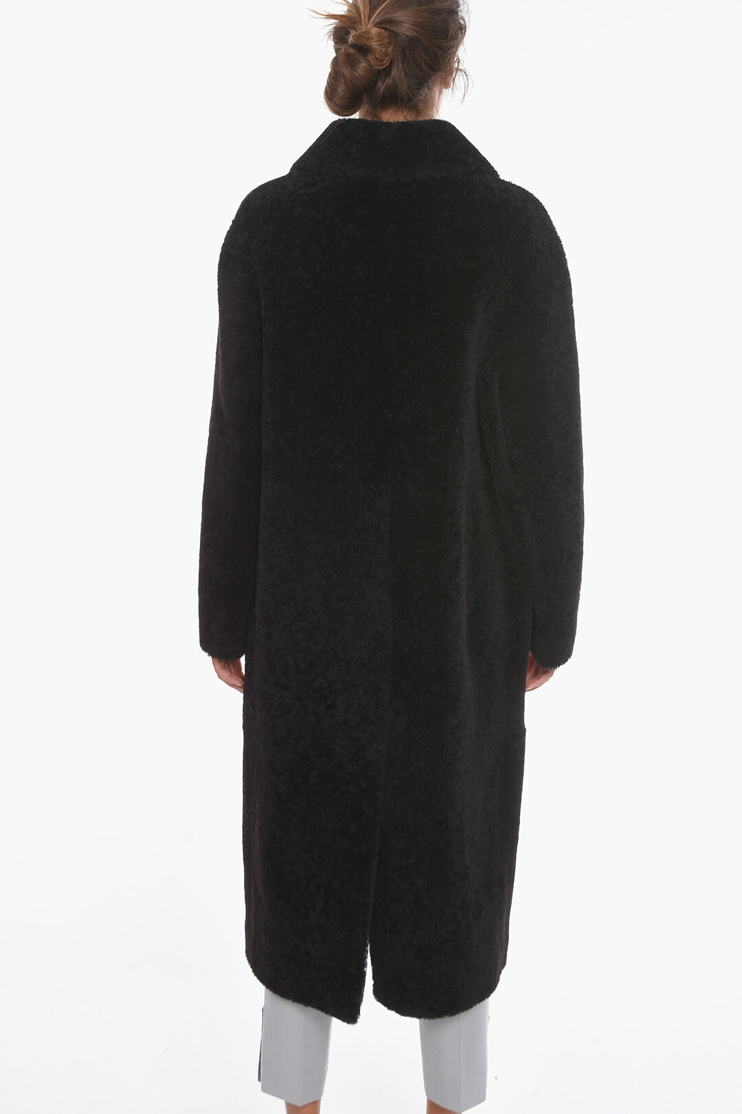 Luxury Bottega Veneta Single-breasted Shearling Coat