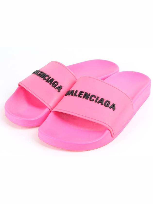 Luxury Balenciaga logo slippers 37 240