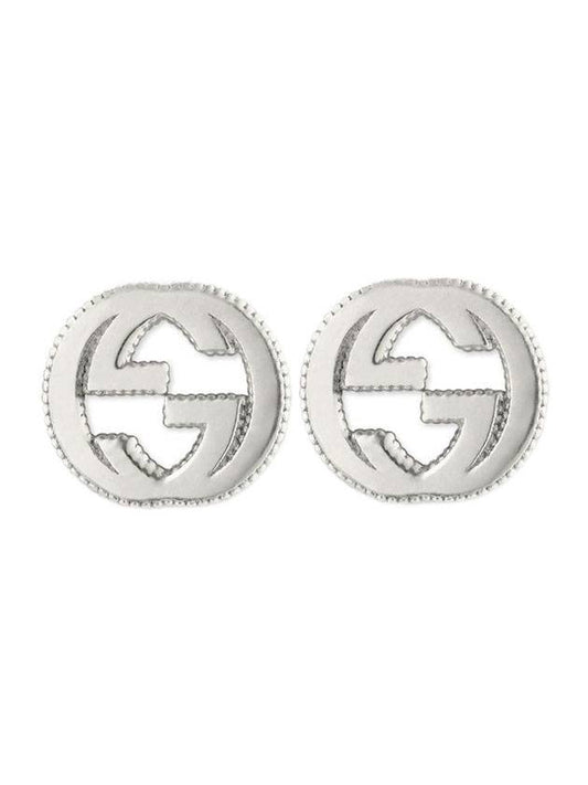 Luxury Gucci Trending 2025 Interlocking G Earrings In Silver Silver