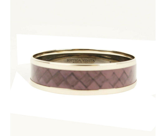 Luxury Bottega Veneta Women' Enamel Metal Woven Print  Bracelet