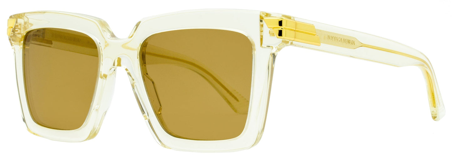 Luxury Bottega Veneta Women's  Sunglasses BV1005S 005 Transparent Beige 53mm