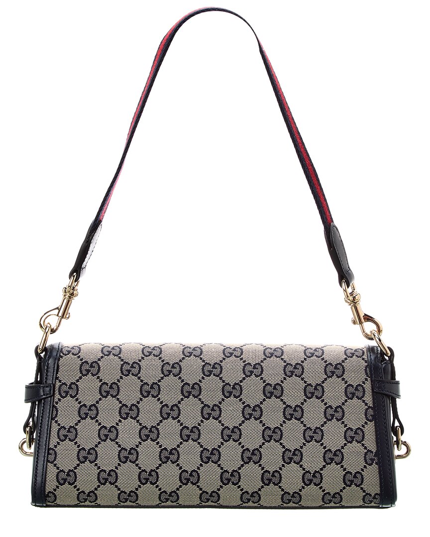 Luxury Gucci Trending 2025 Luce Small Canvas & Leather Shoulder Bag