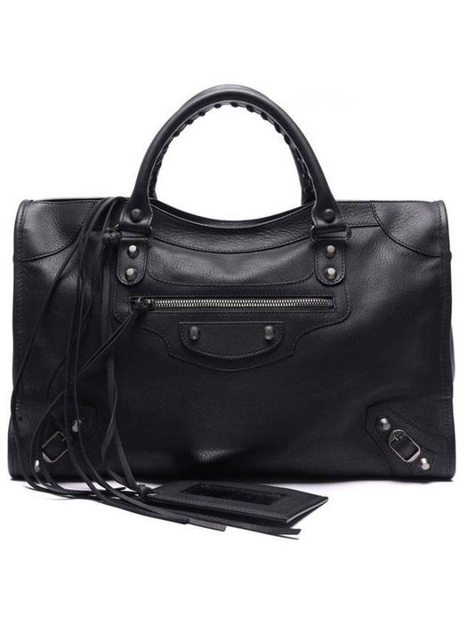 Luxury Balenciaga WoMen's Classic Motor City Tote Bag Black
