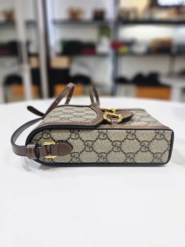 Luxury Gucci Trending 2025 Horsebit 1955 brown mini cross bag brand new 625615
