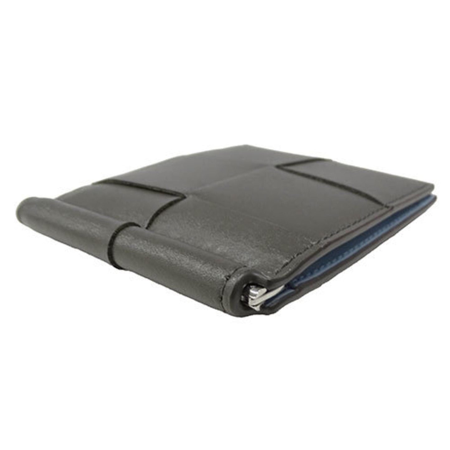 Luxury Bottega Veneta  blue Leather Money Clip ()
