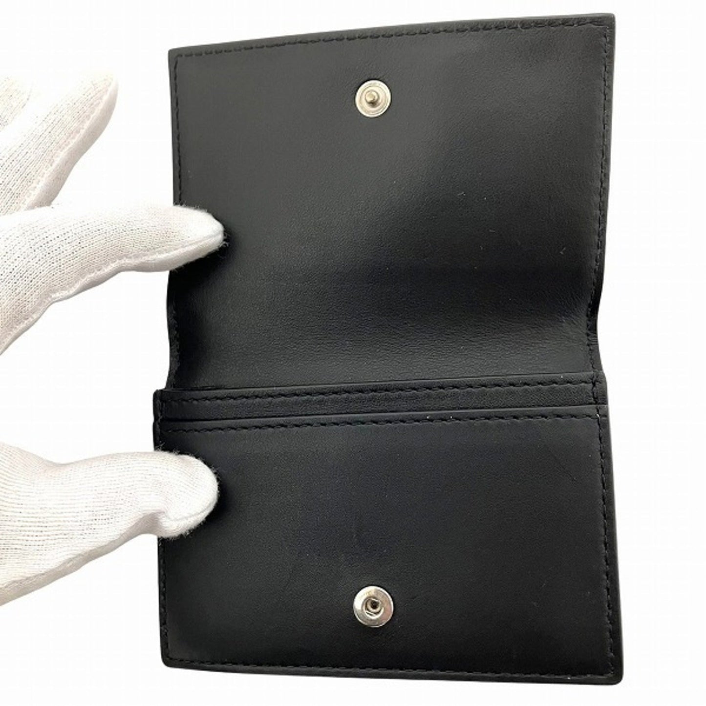Luxury Bottega Veneta  Leather Business Card Case ()