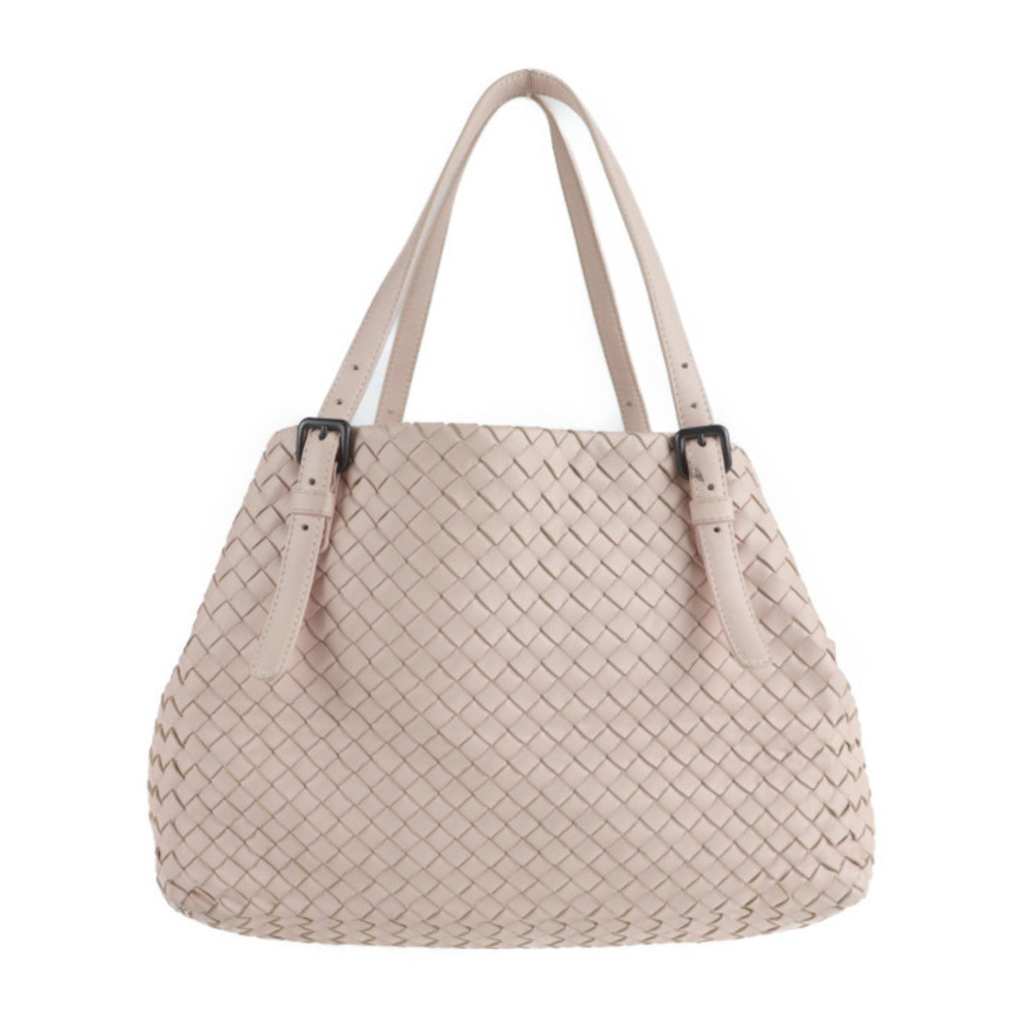 Luxury Bottega Veneta Intrecciato  pink Leather Handbag Shopping Bag Shoulder Bag Tote Bag ()