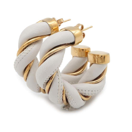 Luxury Bottega Veneta  Leather  925 Stud Earrings ()