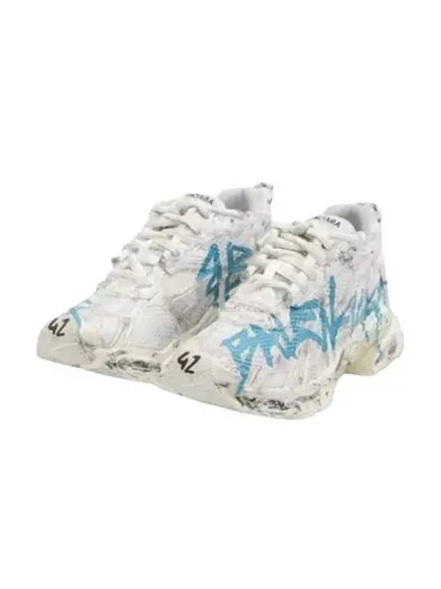 Luxury Balenciaga Runner Graffiti Low Top Sneakers White