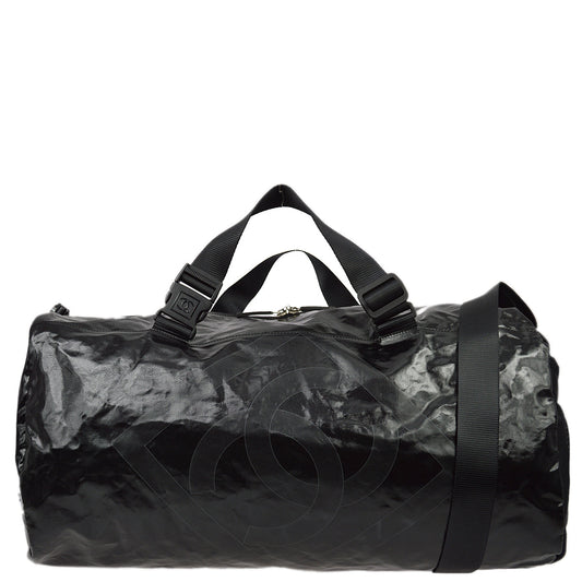 Luxury Chanel 2006-2008 Sports Line Black Vinyl Boston 55