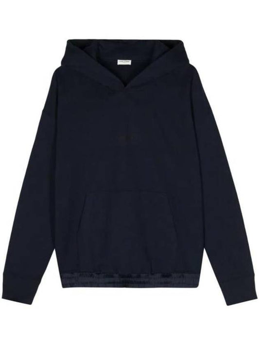 Luxury Saint Laurent 24 ss BIOLOGIC Cotton Sweatshirt WITH Embroid Logo 773358Y36SW4140 B0651012468