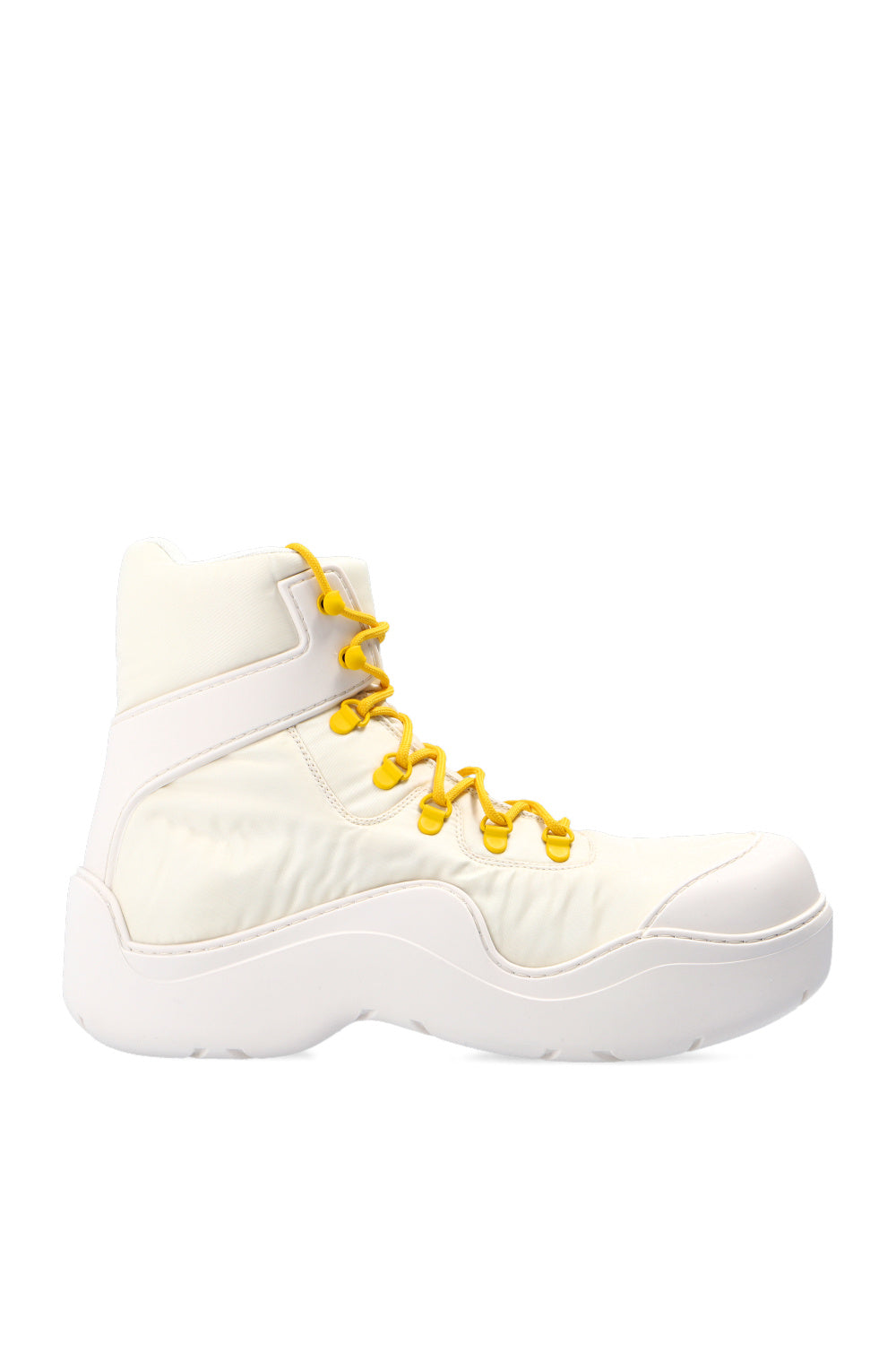 Luxury Bottega Veneta Mens Bomber Boots In White