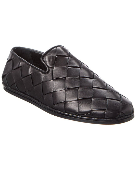 Luxury Bottega Veneta Sunday Intrecciato Leather Slipper