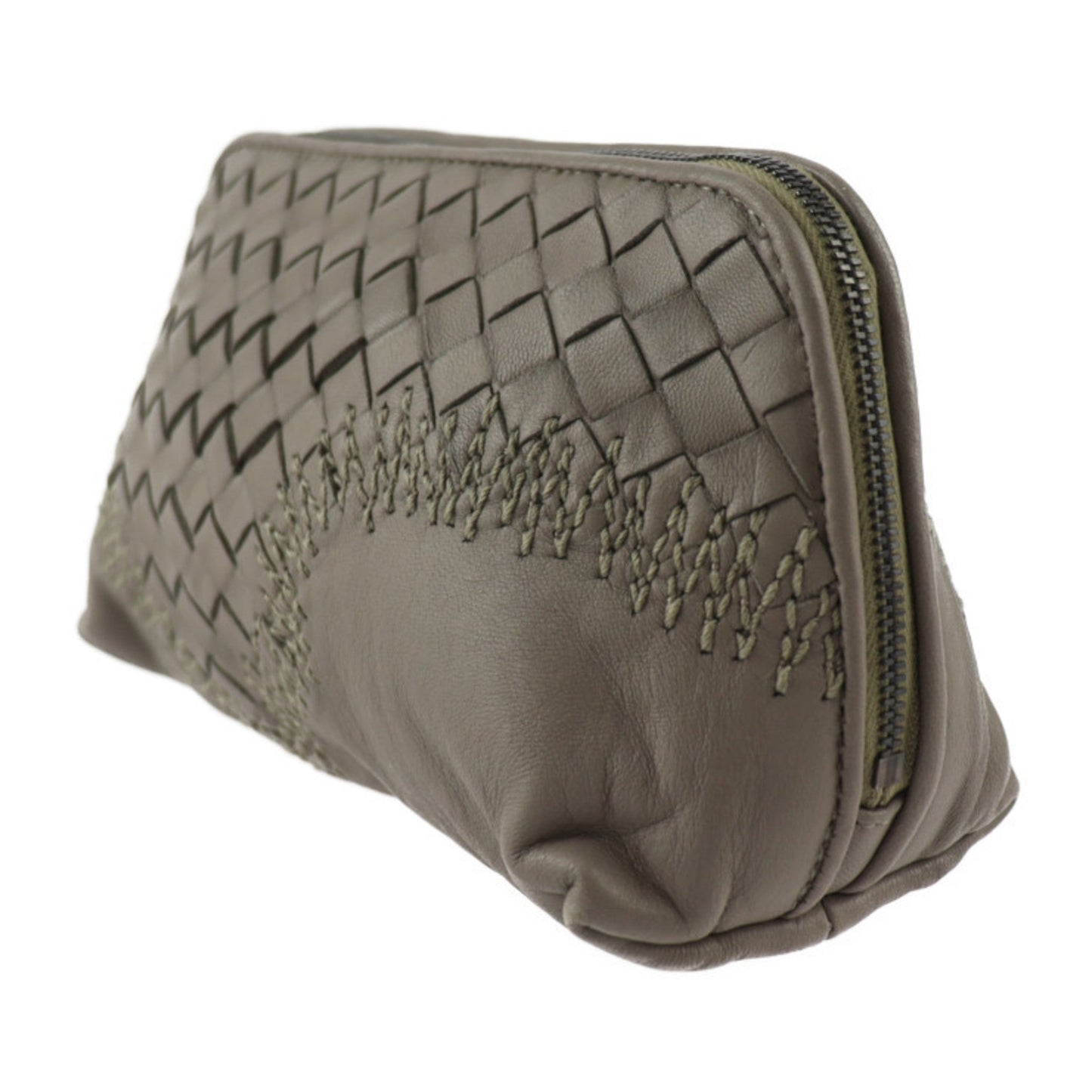 Luxury Bottega Veneta  Leather Clutch Bag Pouch ()