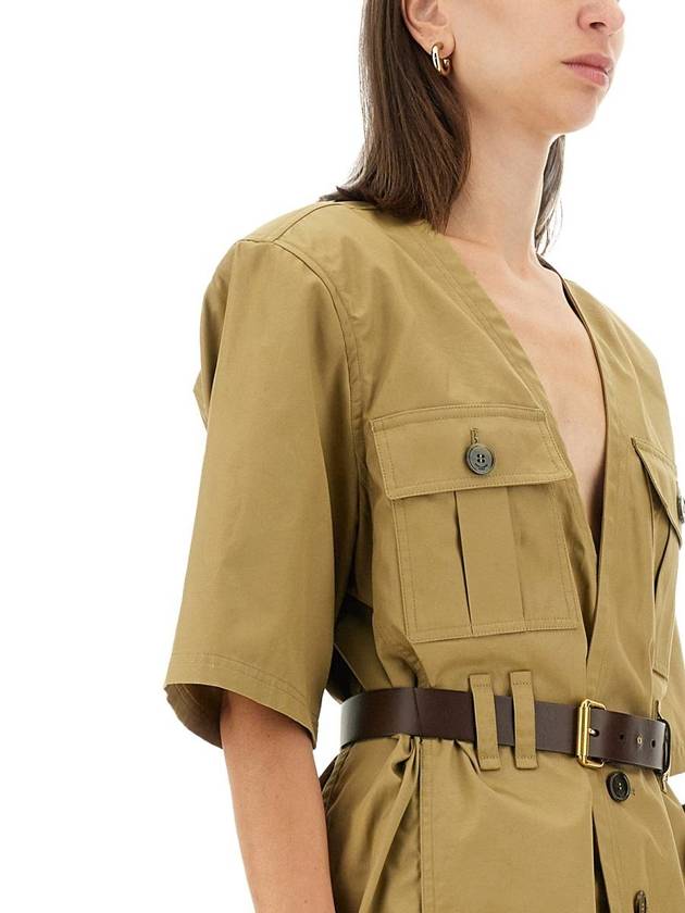 Luxury Saint Laurent Luxury Saint Laurent "Saharienne" Dress
