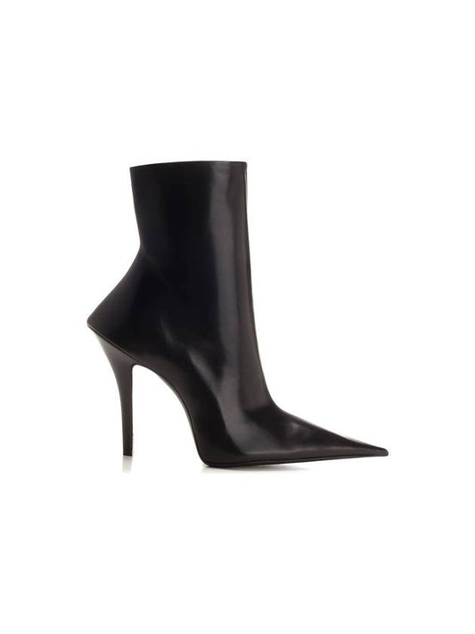 Luxury Balenciaga Witch 110MM Middle Boots Black