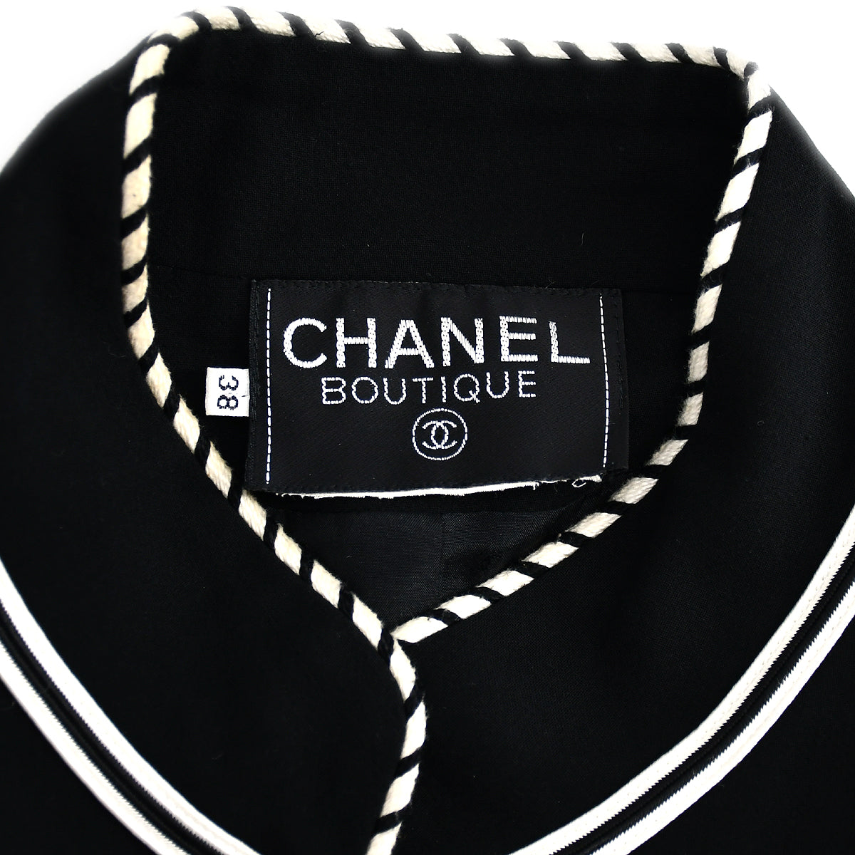 Luxury Chanel colour-block skirt suit #38 #42