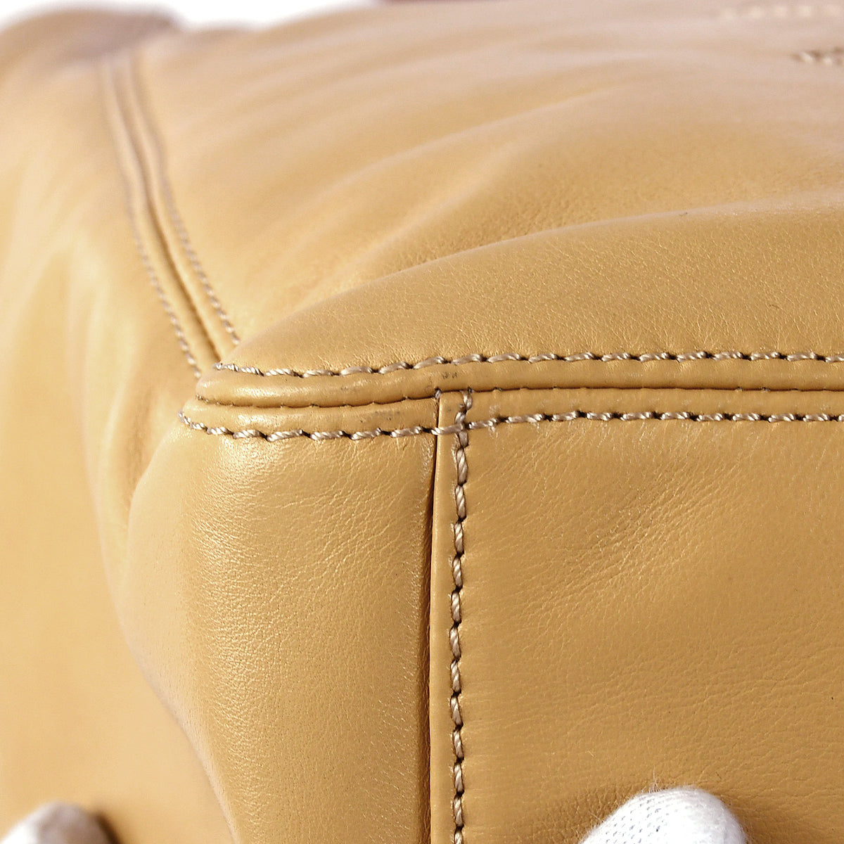 Luxury Chanel Brown Lambskin Tote Handbag