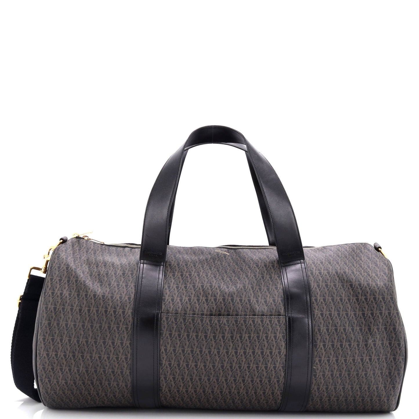 Luxury Saint Laurent Classic Weekender Duffle Bag Monogram Canvas