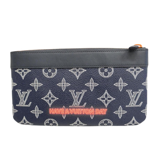 Louis Vuitton Apollo Pochette  Canvas Clutch Bag ()
