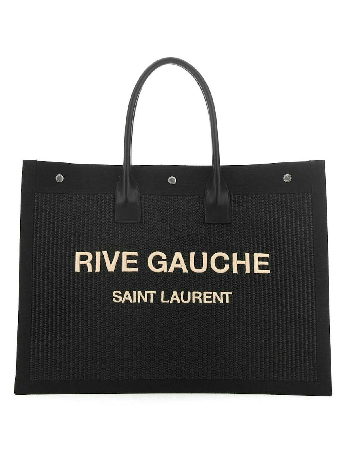 Luxury Saint Laurent Men's Rive Gauche Tote Bag in Black | 5094152M21E