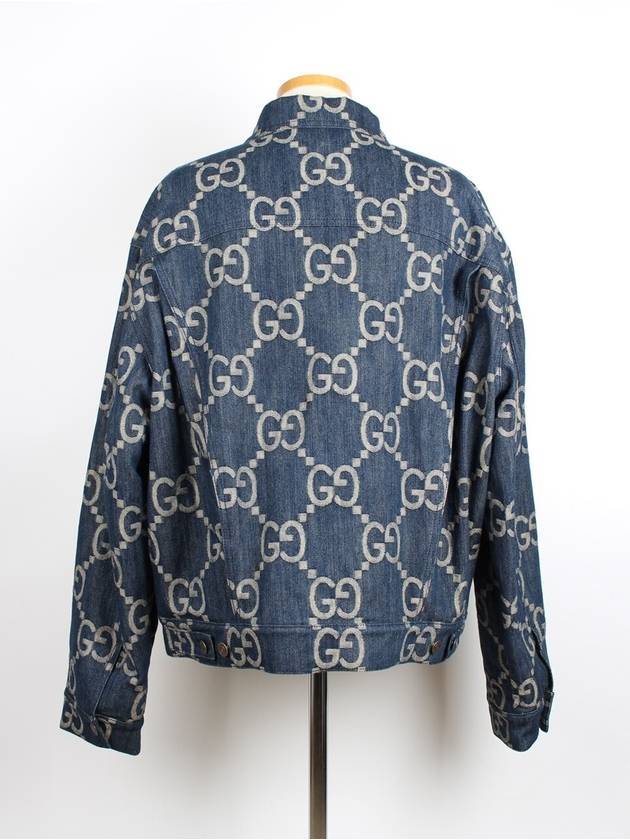 Luxury Gucci Trending 2025 Pineapple GG jacquard denim jacket 54