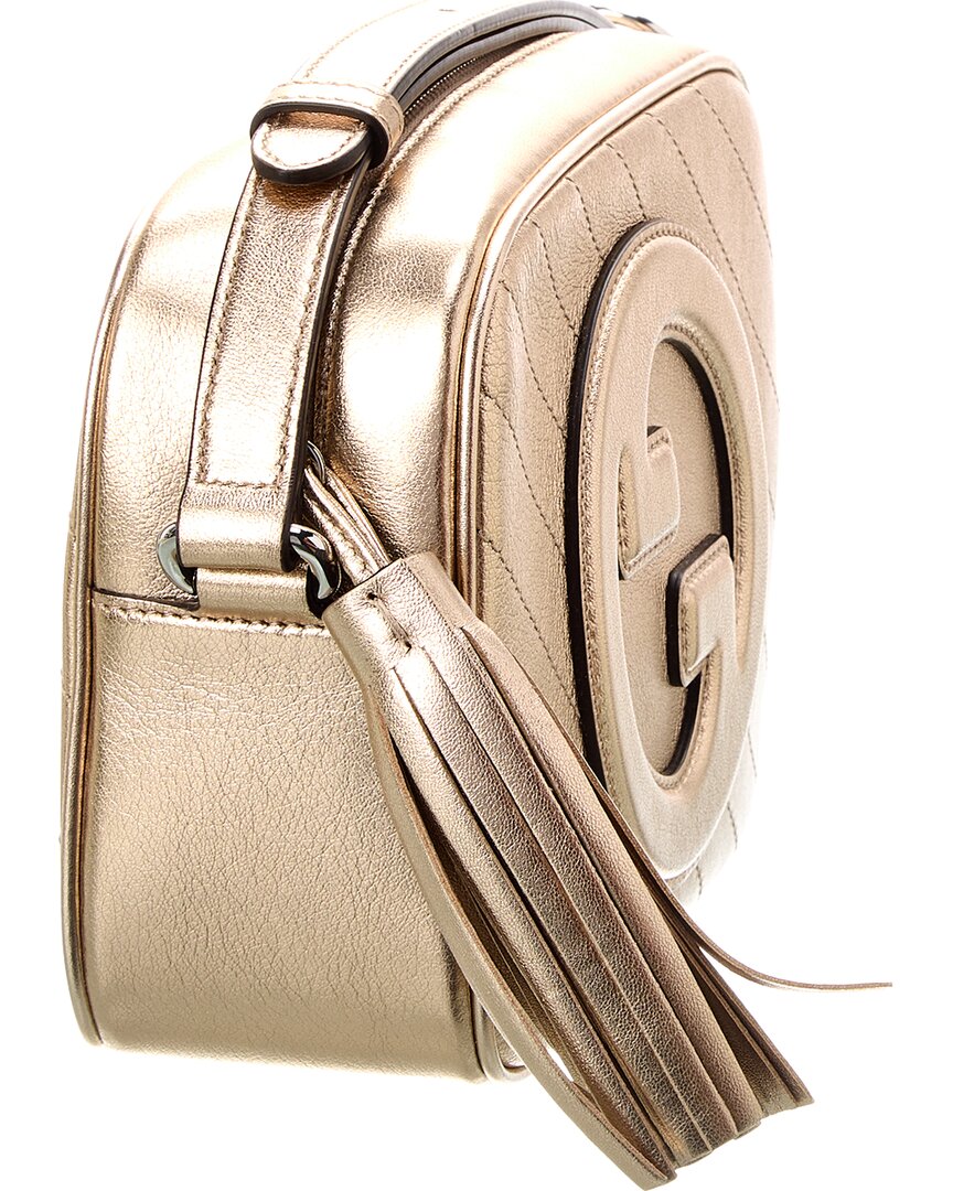 Luxury Gucci Trending 2025 Blondie Small Leather Shoulder Bag