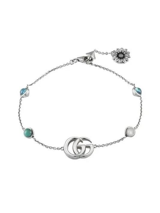 Luxury Gucci Trending 2025 Double G Flower Charm Bracelet YBA527393001 Silver