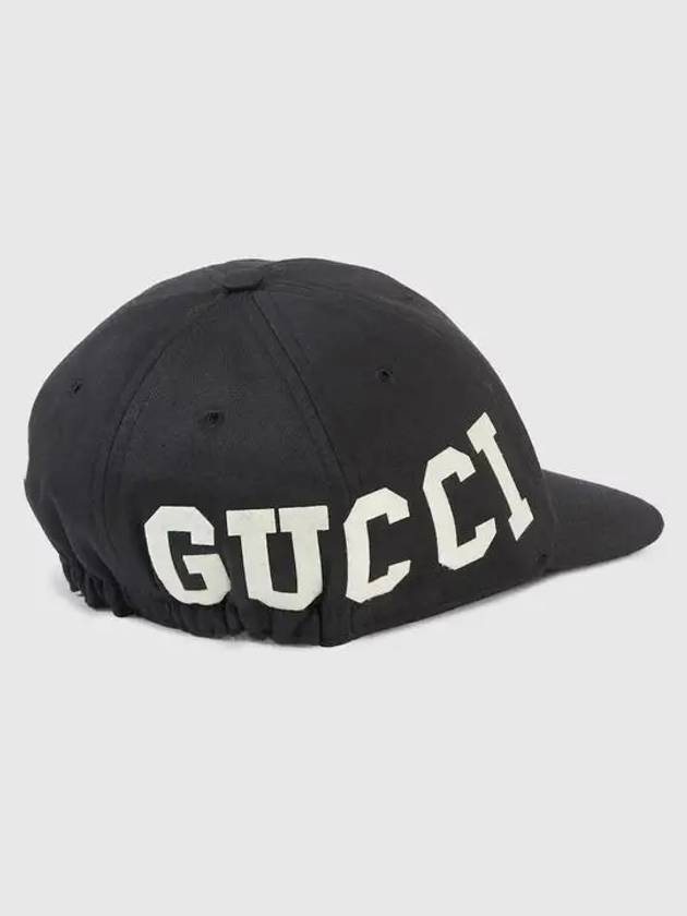 Luxury Gucci Trending 2025 Logo Print Ball Cap Black