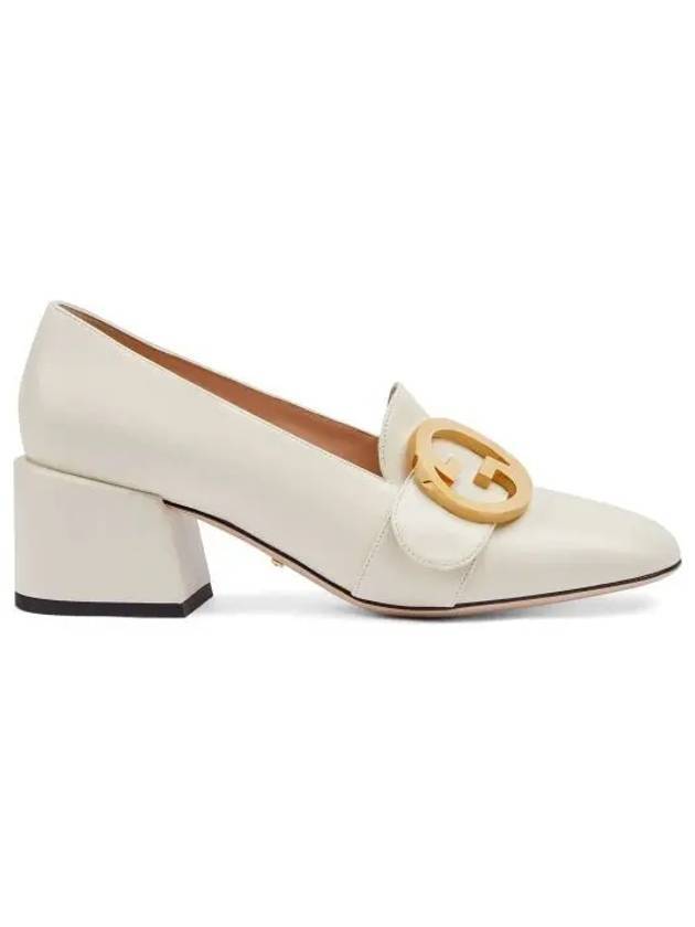 Luxury Gucci Trending 2025 Women's Blondie Interlocking G Pumps White