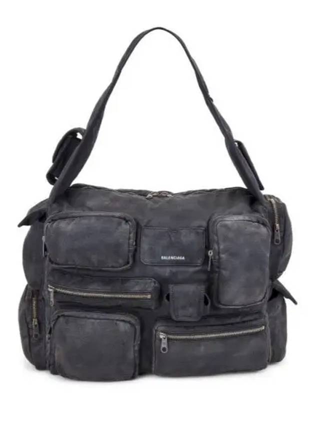 Luxury Balenciaga Superbusy Large Cross Bag Black