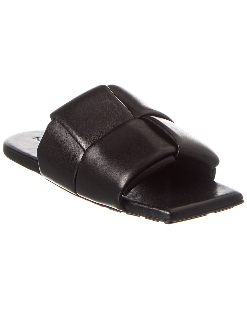 Luxury Bottega Veneta Patch Leather Flat Mule