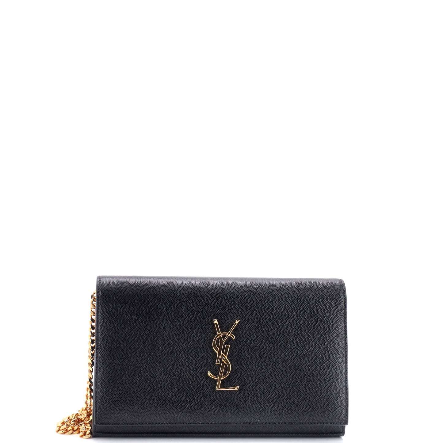 Luxury Saint Laurent Classic Monogram Wallet on Chain Leather