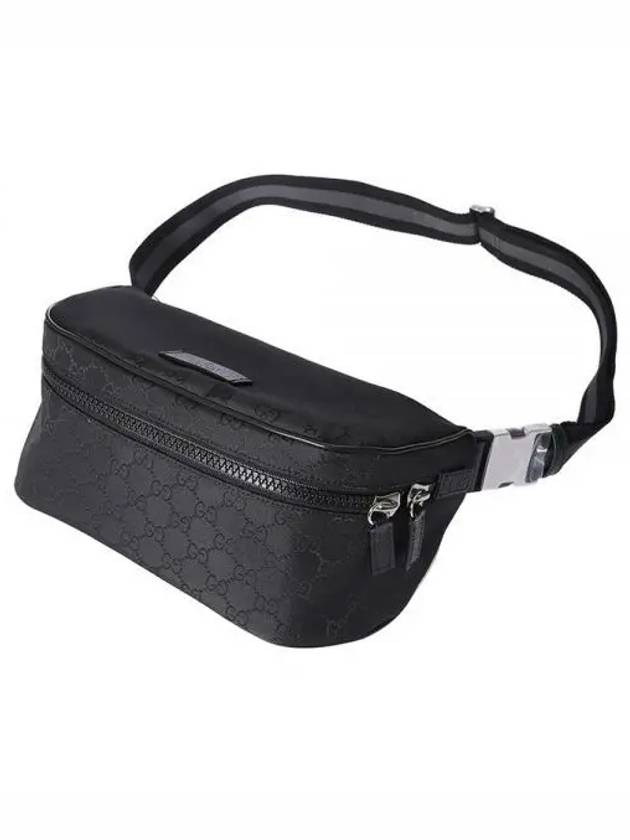 Luxury Gucci Trending 2025 GG Fabric Waist Bag Black