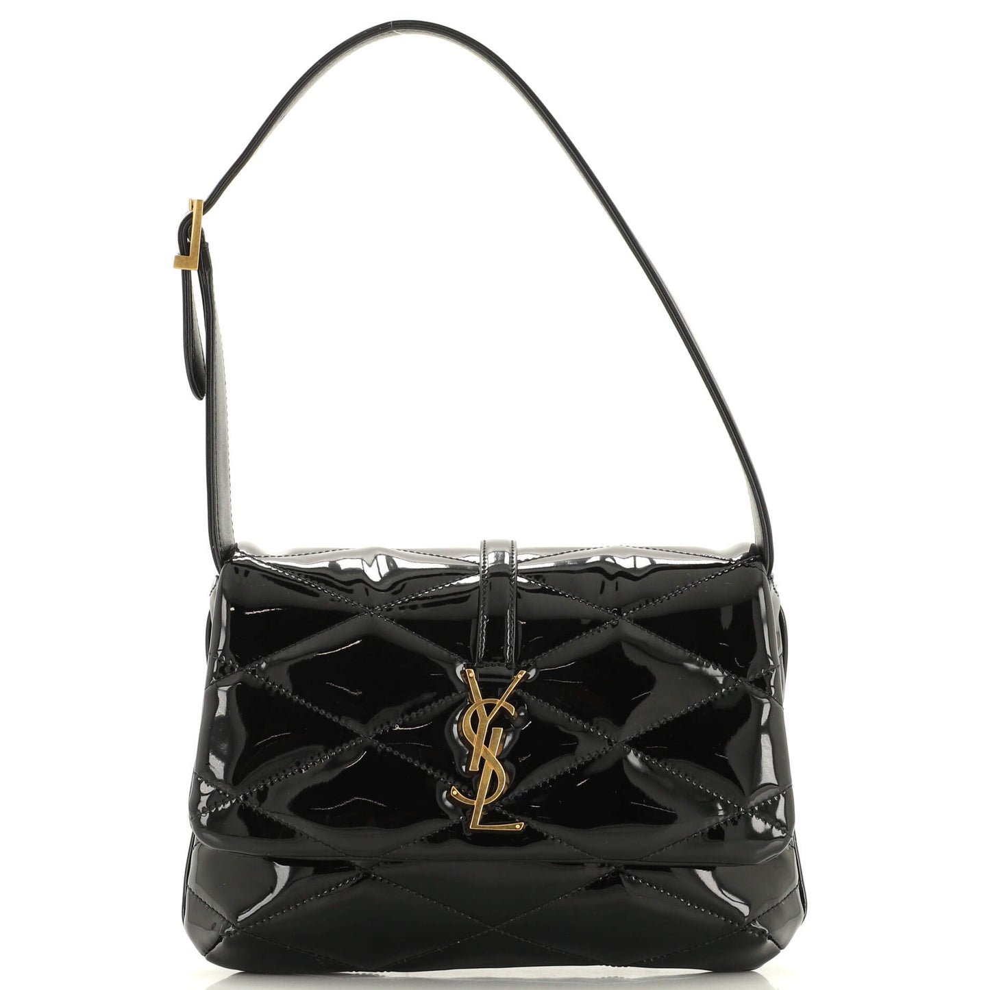 Luxury Saint Laurent Le 57 Shoulder Bag Quilted Patent
