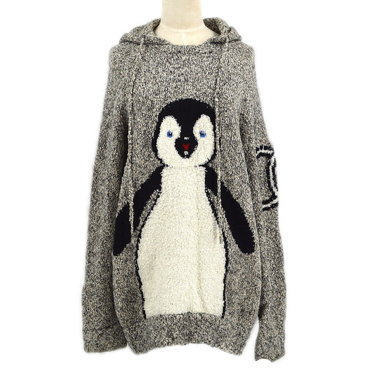 Luxury Chanel 2007 CC penguin-motif knitted hoodie #38