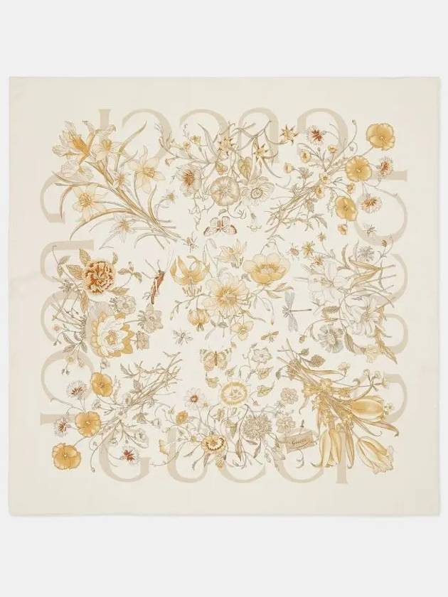 Luxury Gucci Trending 2025 Print Silk Carre 810042 3G001 9279