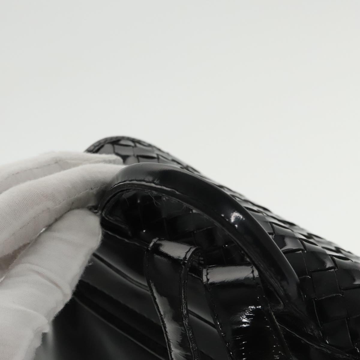 Luxury Bottega Veneta  Patent Leather Backpack Bag ()